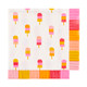Fringe Beverage Napkins - Ice Cream Pattern Fringe Beverage Napkins - Ice Cream Pattern